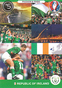 Passion & Pride Republic of Ireland Panini UEFA EURO 2016 #296